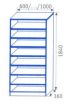 Стеллаж для кабинета врача, картотечный СТЛ-07